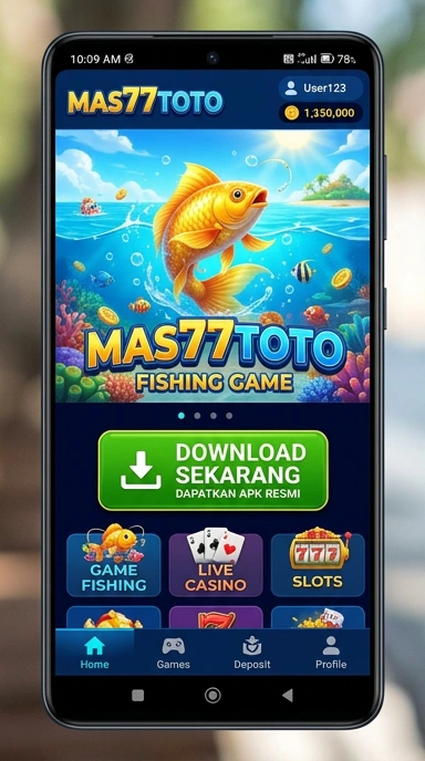 Pengguna sedang menjelajahi katalog aplikasi mas77toto yang lengkap.